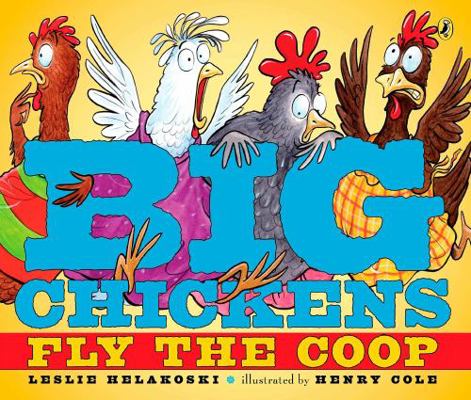 Big Chickens Fly the Coop Book & Audio CD 0545151287 Book Cover