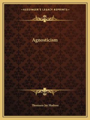 Agnosticism 1162851287 Book Cover