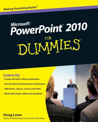 PowerPoint 2010 For Dummies 0470487658 Book Cover