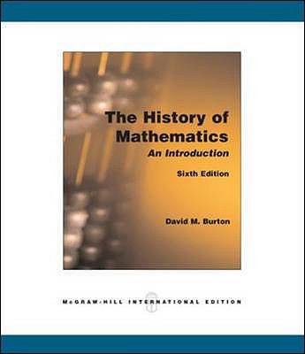 The History of Mathematics 0071106359 Book Cover