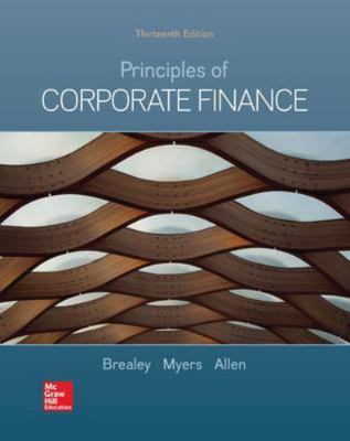 Principles of Corporate Finance 1260013901 Book Cover