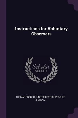 Instructions for Voluntary Observers 1377578984 Book Cover