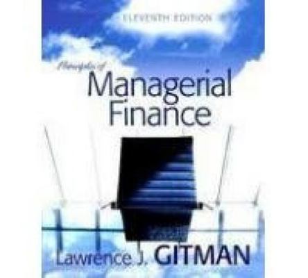 Principles of Managerial Finance 8177585541 Book Cover