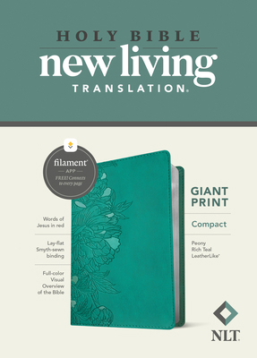 NLT Compact Giant Print Bible, Filament Enabled... 149646060X Book Cover