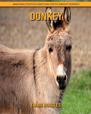 Paperback Donkey: Amazing Photos and Fun Facts about Donkey [Large Print] Book