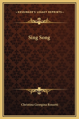 Sing Song 1169195504 Book Cover