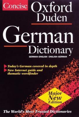 The pocket Oxford-Duden German dictionary 0199680051 Book Cover