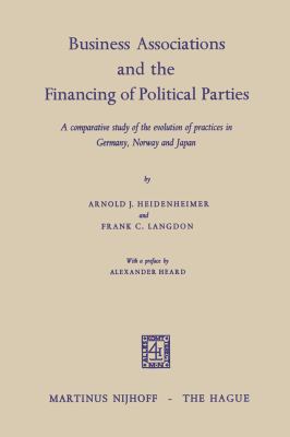 Business Associations and the Financing of Poli... 9401182272 Book Cover