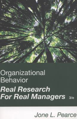 Organizational Behavior: Real Research for Real... 0978663829 Book Cover