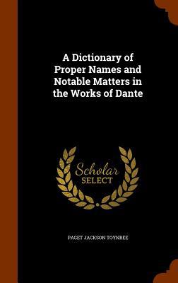 A Dictionary of Proper Names and Notable Matter... 1345280017 Book Cover