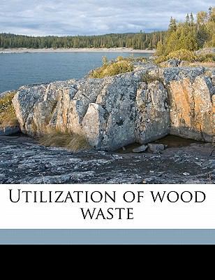 Utilization of Wood Waste 1172332142 Book Cover