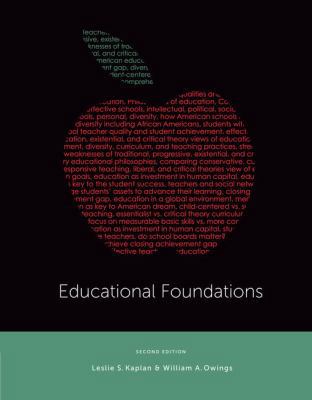 Educational Foundations 1133603092 Book Cover