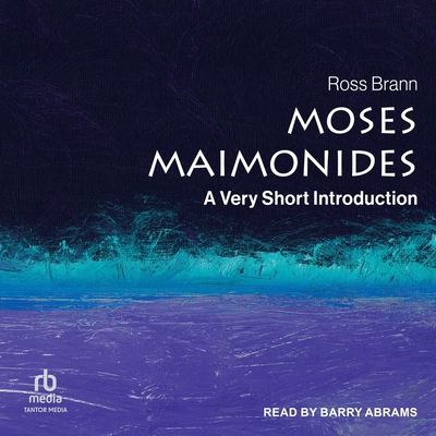 Moses Maimonides: A Very Short Introduction B0G8DNCLRP Book Cover