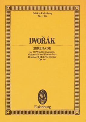 Dvorak: Serenade: For 10 Wind Instruments 3795766729 Book Cover