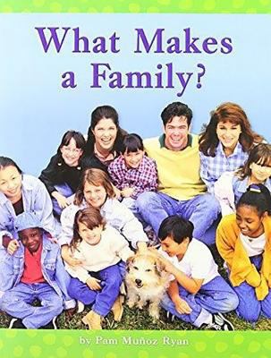 What Makes a Family?: Big Book Grade K 0547008570 Book Cover