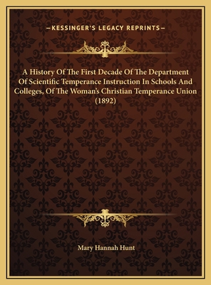 A History Of The First Decade Of The Department... 116970008X Book Cover