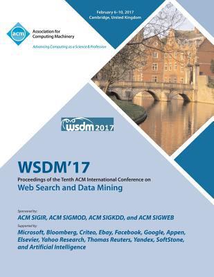 WSDM 2017 Tenth ACM International Conference on... 1450354416 Book Cover