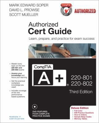 Comptia A+ 220-801 and 220-802 Cert Guide, Delu... 0789749807 Book Cover