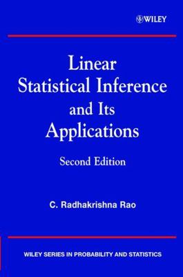 Linear Statistical Inference and Its Applications 0471218758 Book Cover