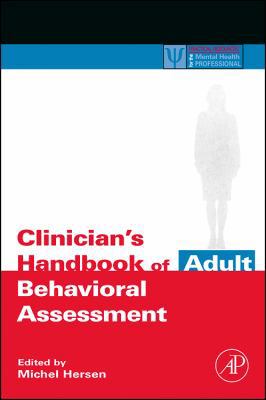 Clinician's Handbook of Adult Behavioral Assess... 0123430135 Book Cover