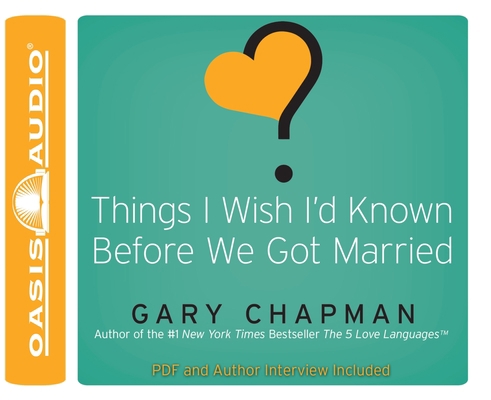 Things I Wish I'd Known Before We Got Married 1598597779 Book Cover