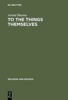 To the Things Themselves 3110169568 Book Cover