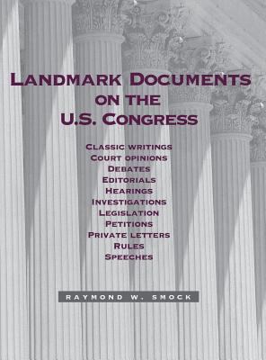 Landmark Documents On the Us Congress 1568023995 Book Cover