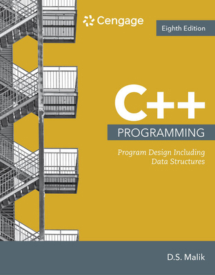 C++ Programming: Program Design Including Data ... 1337117560 Book Cover