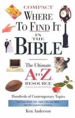 Where to Find It in the Bible-Compact-Supersaver 0785251944 Book Cover
