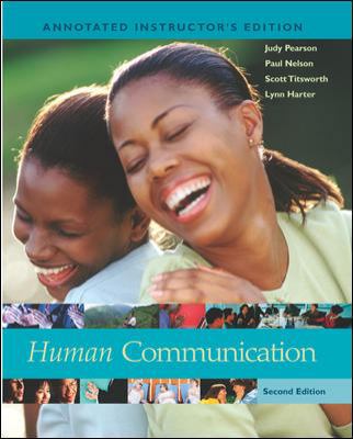 Human Communication 0072959916 Book Cover