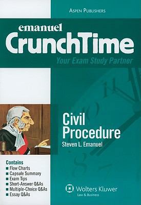 Crunchtime: Civil Procedure Studydesk Bonus Pack 0735588694 Book Cover
