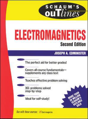 Schaum's Outline of Electromagnetics 0070212341 Book Cover