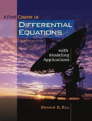 A First Course in Differential Equations with M... 0534418783 Book Cover
