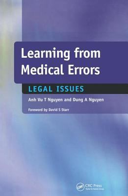 Learning from Medical Errors: Legal Issues 185775767X Book Cover