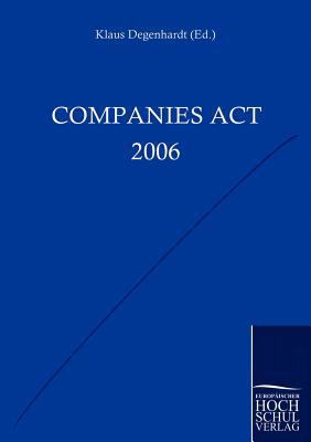 Companies Act 2006 3867412928 Book Cover