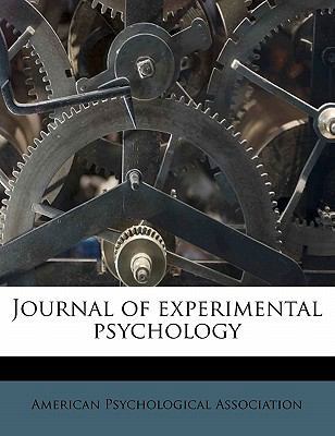 Journal of experimental psycholog, Volume 1 1171905033 Book Cover