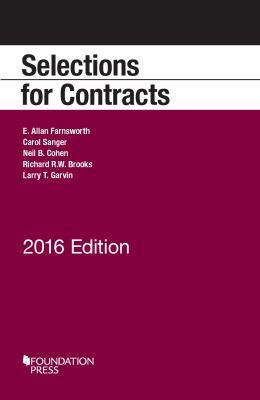 Selections for Contracts: 2016 Edition (Selecte... 1634602951 Book Cover