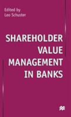 Shareholder Value Management in Banks 0333779193 Book Cover