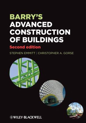 Barry's Advanced Construction of Buildings 1405188537 Book Cover
