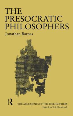 The Presocratic Philosophers 1138171301 Book Cover