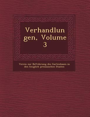 Verhandlungen, Volume 3 [German] 1249469384 Book Cover