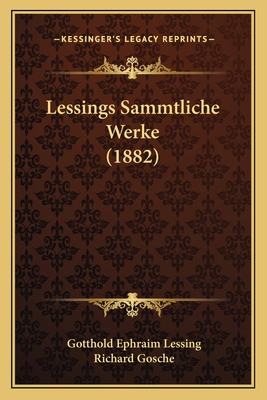 Lessings Sammtliche Werke (1882) [German] 1165496496 Book Cover