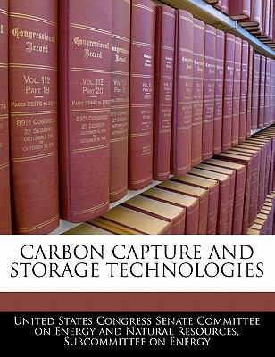Carbon Capture and Storage Technologies 1240548133 Book Cover