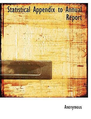 Statistical Appendix to Annual Report 114008500X Book Cover