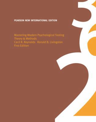 Mastering Modern Psychological Testing: Pearson... 1292022523 Book Cover