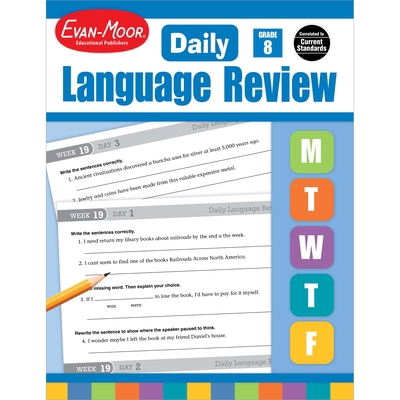 Daily Language Review, Grade 8 Te 1608236579 Book Cover