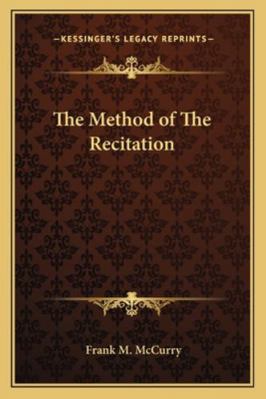 The Method of The Recitation 1162774592 Book Cover