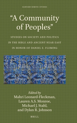 "A Community of Peoples" 9004511520 Book Cover