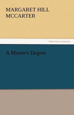 A Master's Degree 3842439334 Book Cover