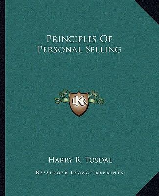 Principles Of Personal Selling 1163196800 Book Cover